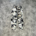 Denim Tears Kapok Flower Camouflage Zip-Up Sweatpants Snowflake