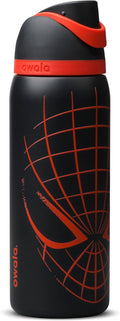 Owala Spider-Man FreeSip Insulated Stainless Steel Water Bottle with Straw. suitable for sports. travel. and school. BPA-free sports water bottle. 32 oz (approx. 907.2 ml). night watch