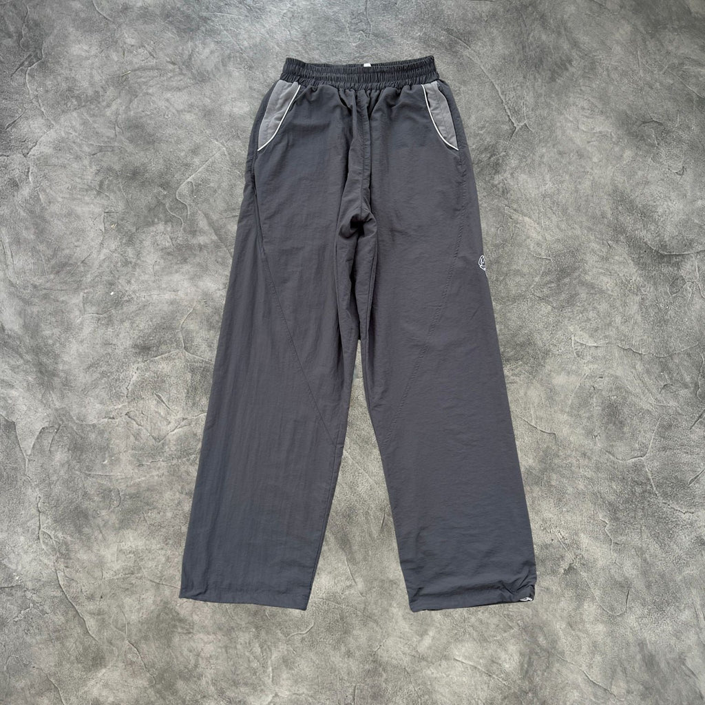 Mertra Nylon Embroidered Tracksuit Grey