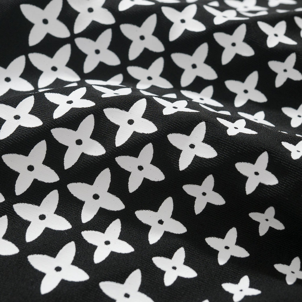 Louis Vuitton Men's Summer Black Letter Logo Round Neck Slim Short Sleeve T-Shirt #72838