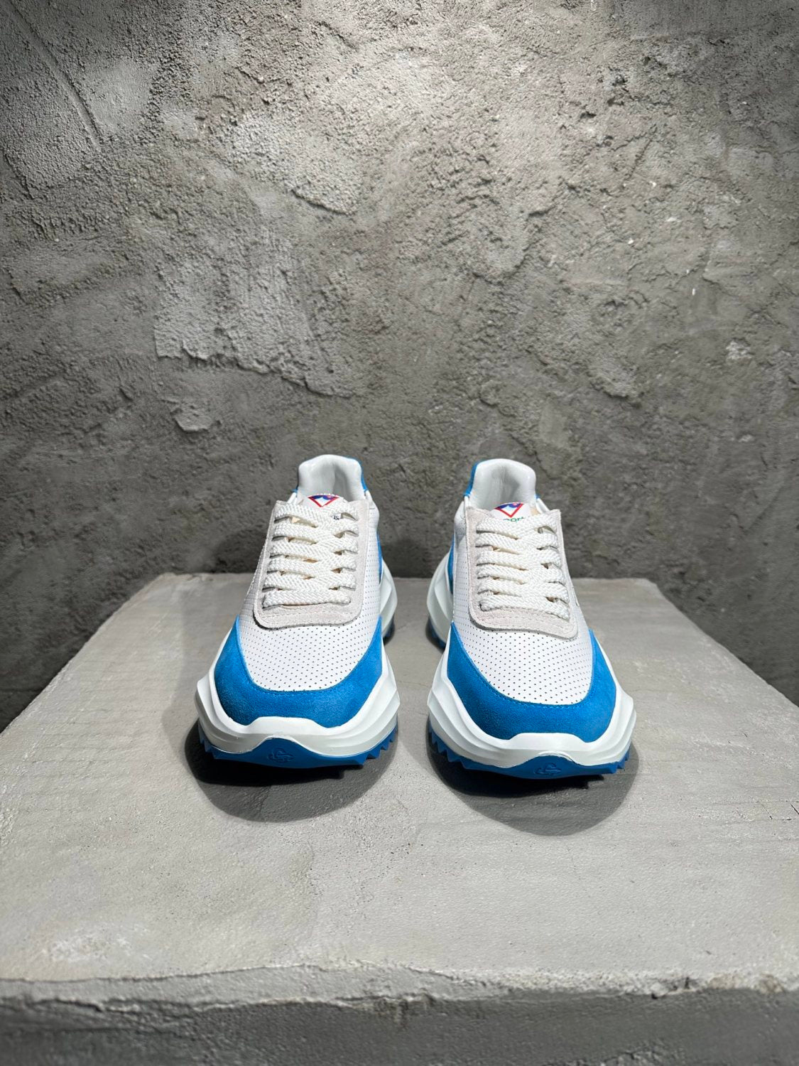 Casablanca Men's And Women's Spring/Fall Fashion Casual Round Toe Lace Up Breathable Leather Thick Sole Low Top Sneakers Shoes #78791