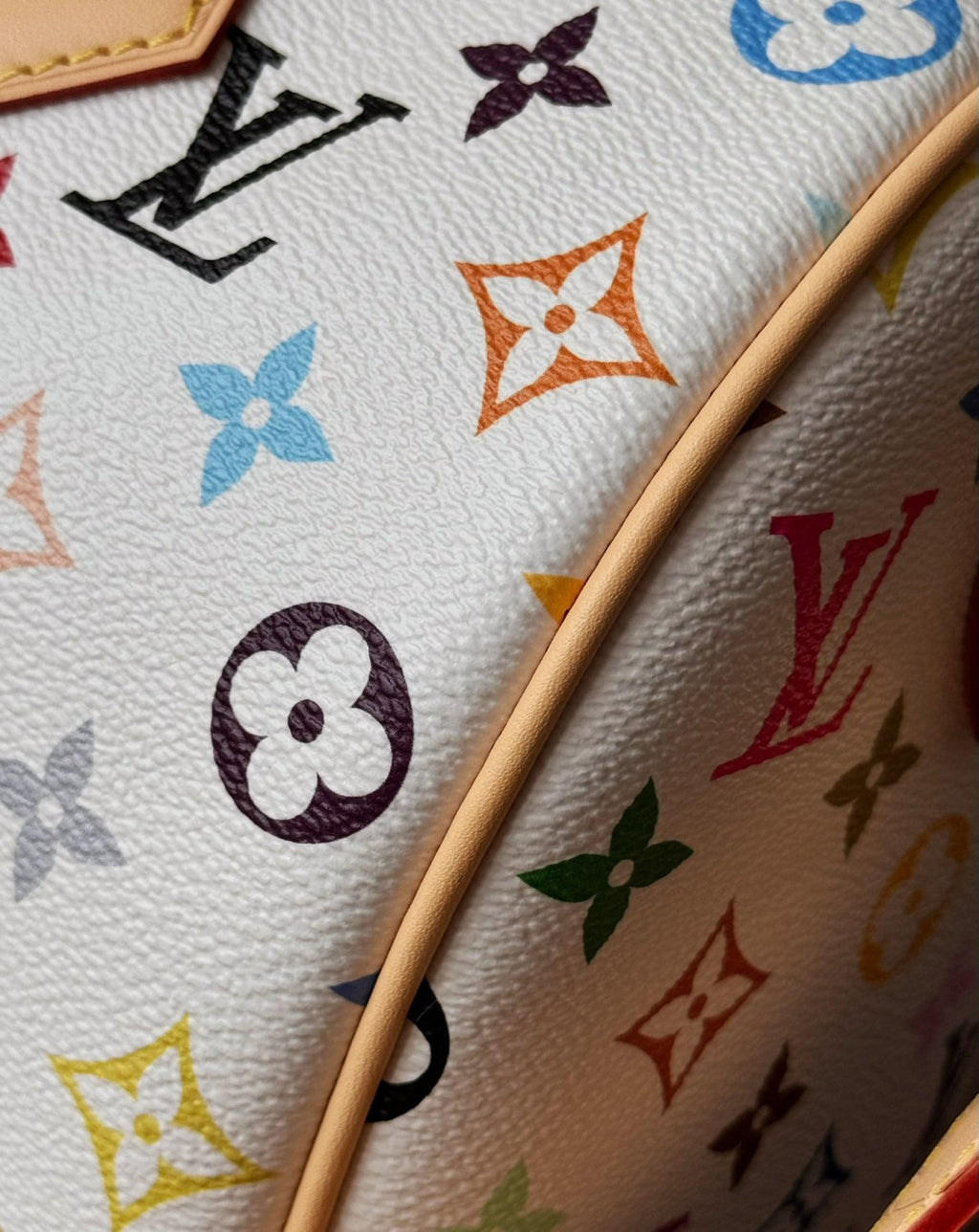 Louis Vuitton Lv X Tm Speedy Bandoulière 25 Women's Colorful Monogram Print Adjustable Detachable Strap Leather Shoulder Crossbody Bag Tote Bags #76128