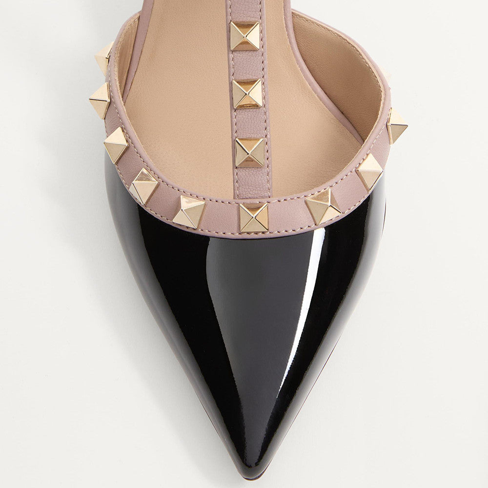 Valentino Rockstud Caged Pump 65mm Poudre #334615