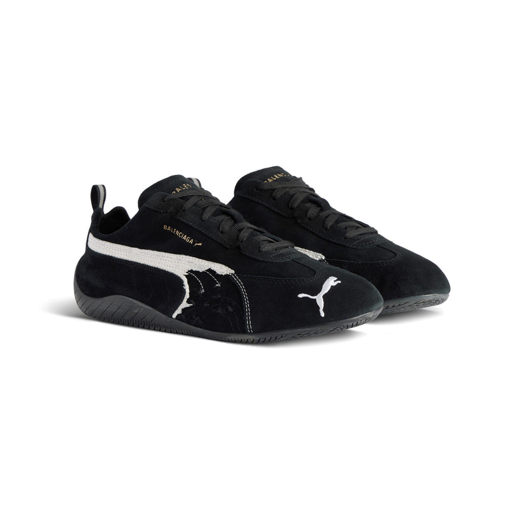 Balenciaga X PUMA SPEEDCAT BALENCIAGA Men's And Women's Spring/fall Fashion Casual Round Toe Lace Up Flat Low Top Thin Suede Sneakers Casual Shoes #79286