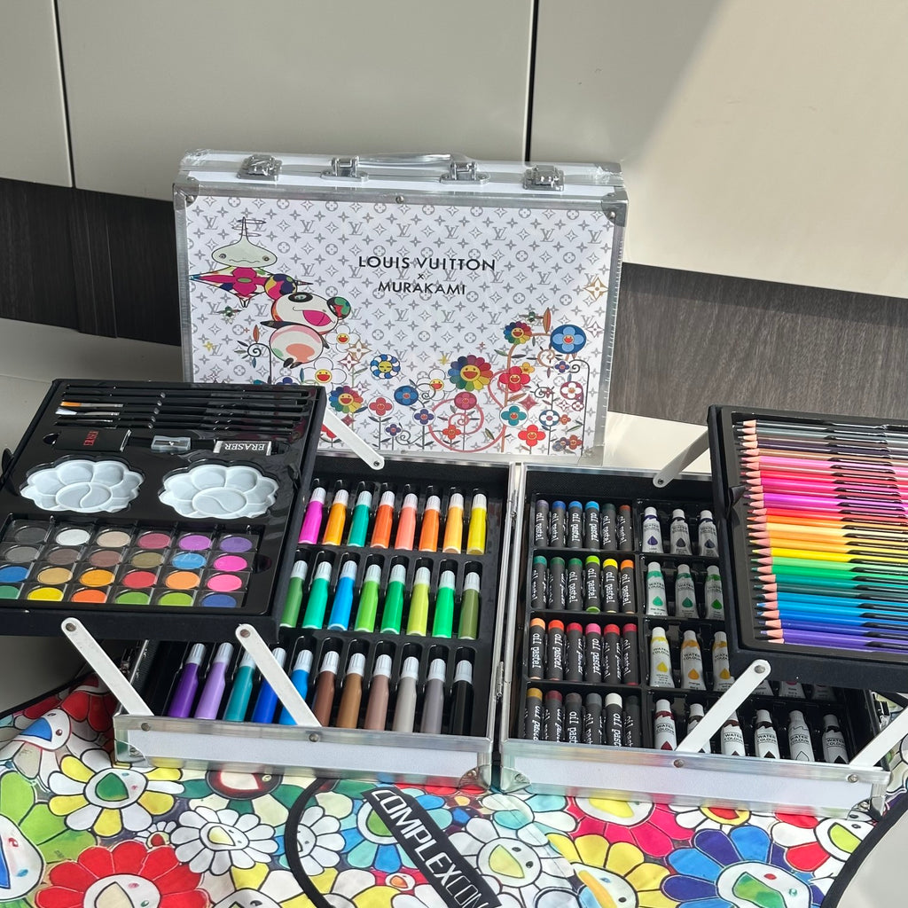 Louis Vuitton LV xTM Superflat Colourful Monogrammed Case Paintbrush Gift Set #76719