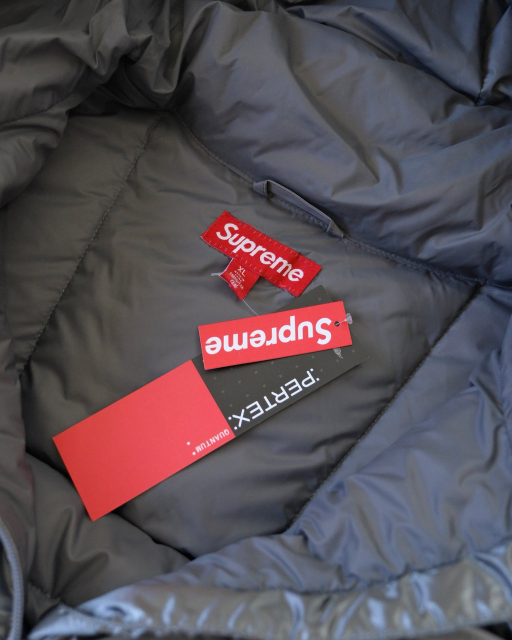 Supreme Micro Down Half Zip Hooded #335415