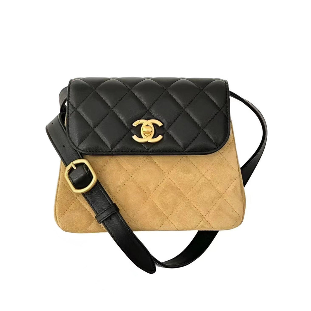Chanel Women's Classic Fashion Trend Logo Diamond-patterned Lambskin Shoulder Bag Crossbody Bag Handbag Bags #78175