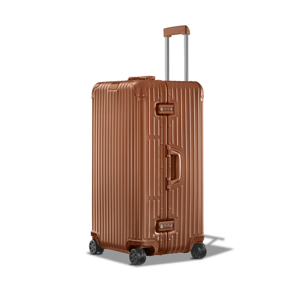 Rimowa Men's And Women's Fashion Classic Solid Color Checked Luggage With Retractable Handle 33-inch Suitcase Checked Luggage Bag Bags #79299