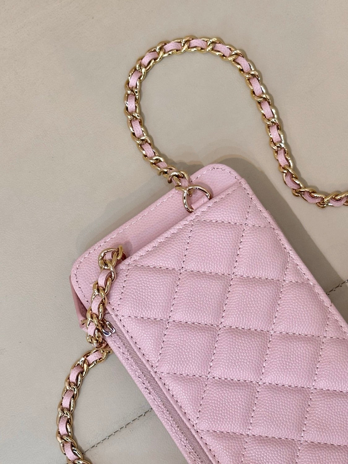 Chanel Women's Fashion Casual Leather Chain Logo Mobile Phone Bag Coin Purse Card Holder Bag Bags #78386