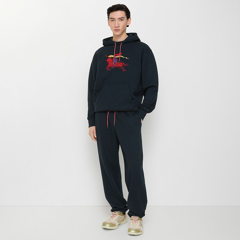 Burberry Men's Cotton Hoodie Jogging Pants in Navy #335634