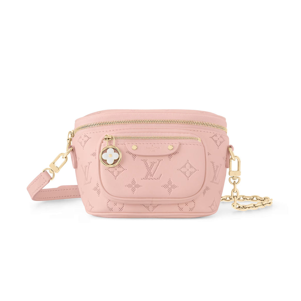 Louis Vuitton Mini Bumbag Flower Ring Women's Solid Colour Logo Print Soft Calfskin Handbag Shoulder Crossbody Bag Bags #76842