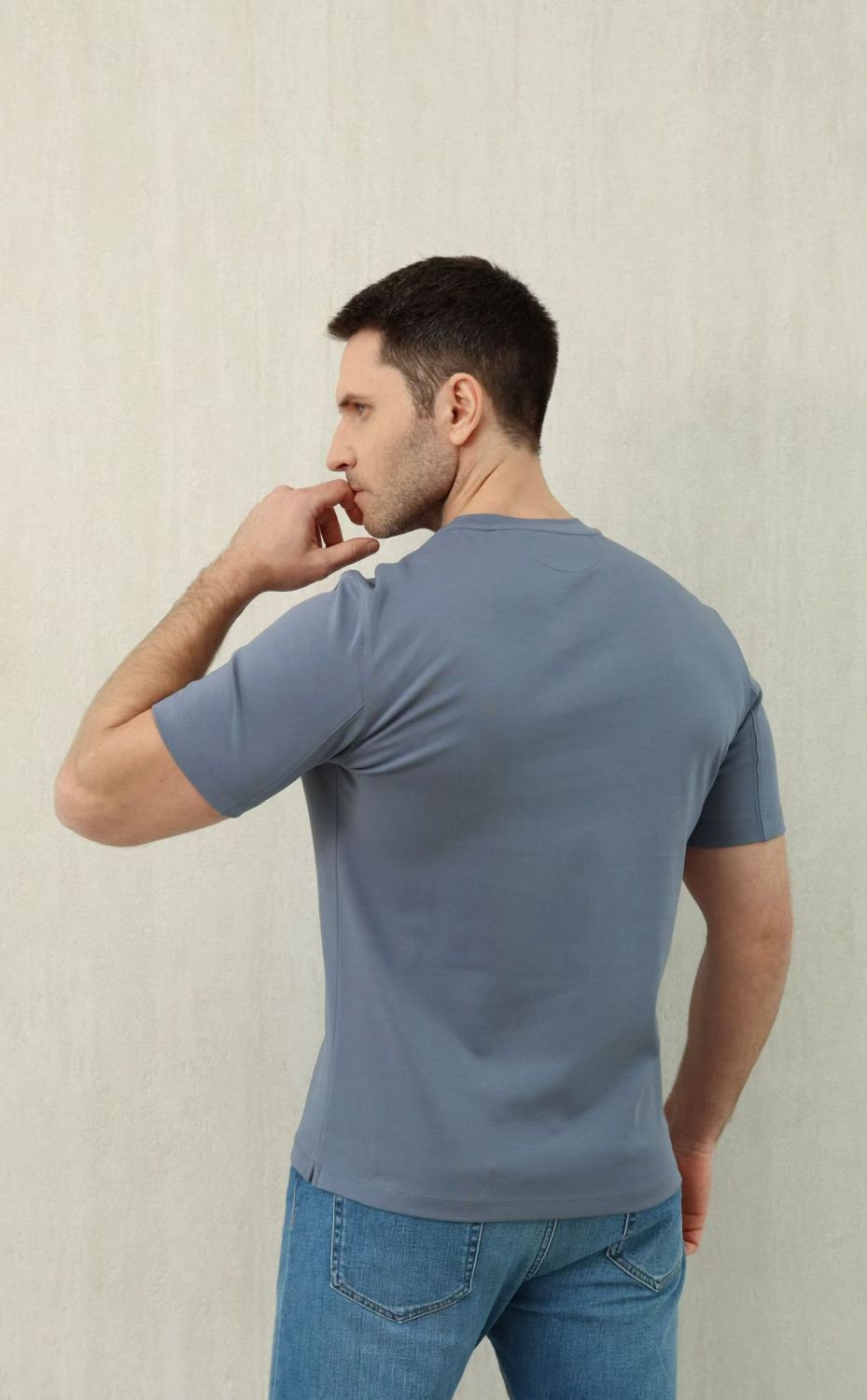 Brunello Cucinelli Cotton Jersey Slim Fit Crew Neck T-shirt With Logo #376925