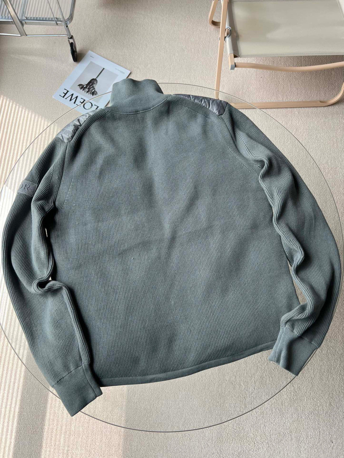 Dior OBLIQUE Long Sleeved Jacket Down Cotton Jacket #21945