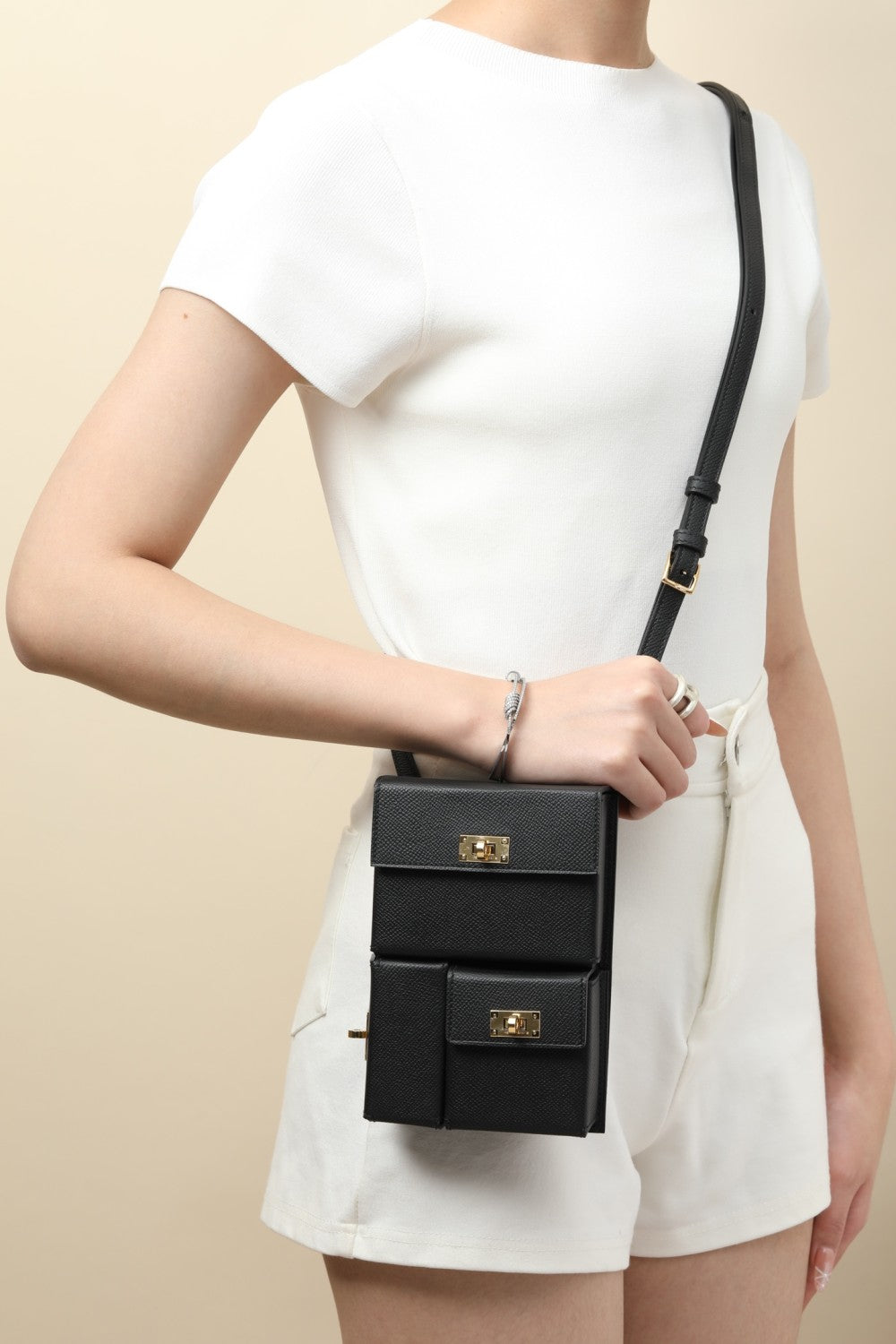 Hermès Kelly Multipocket To Go pouch Beige #319189