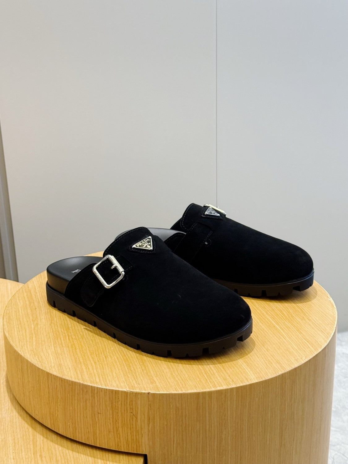 PRADA Suede Mules #384747