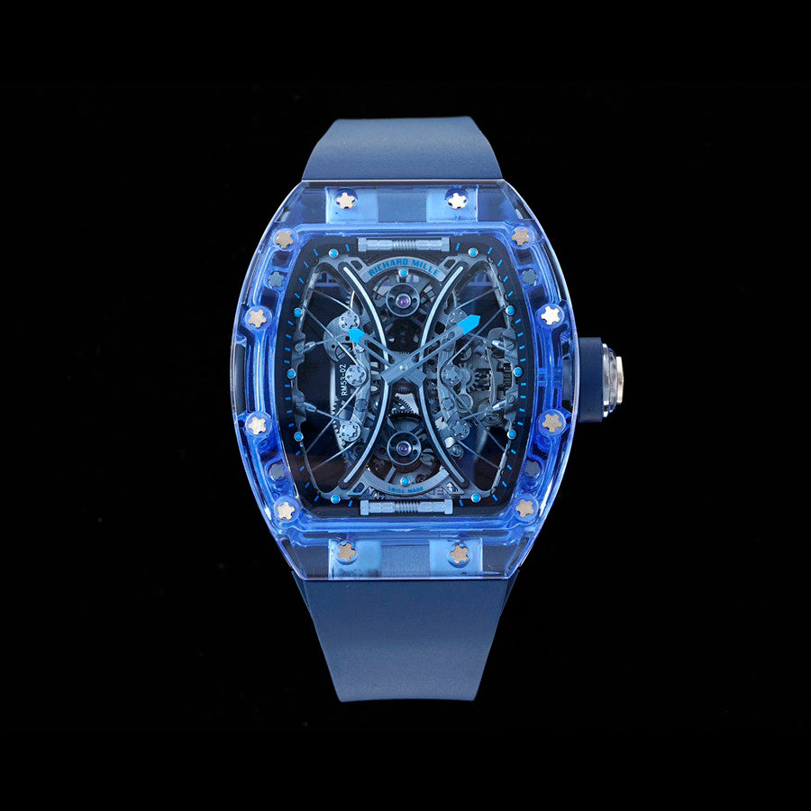 Richard Mille RM Factory Men's Tourbillon Movement Titanium Rubber Strap Fashionable Luxury Watch #74978