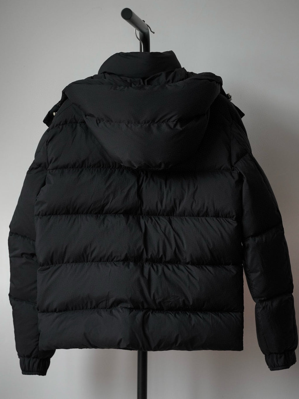 Moncler Men's Winter Solid Color Hooded Zipper Long Sleeve Puffer Down Jacket #74216