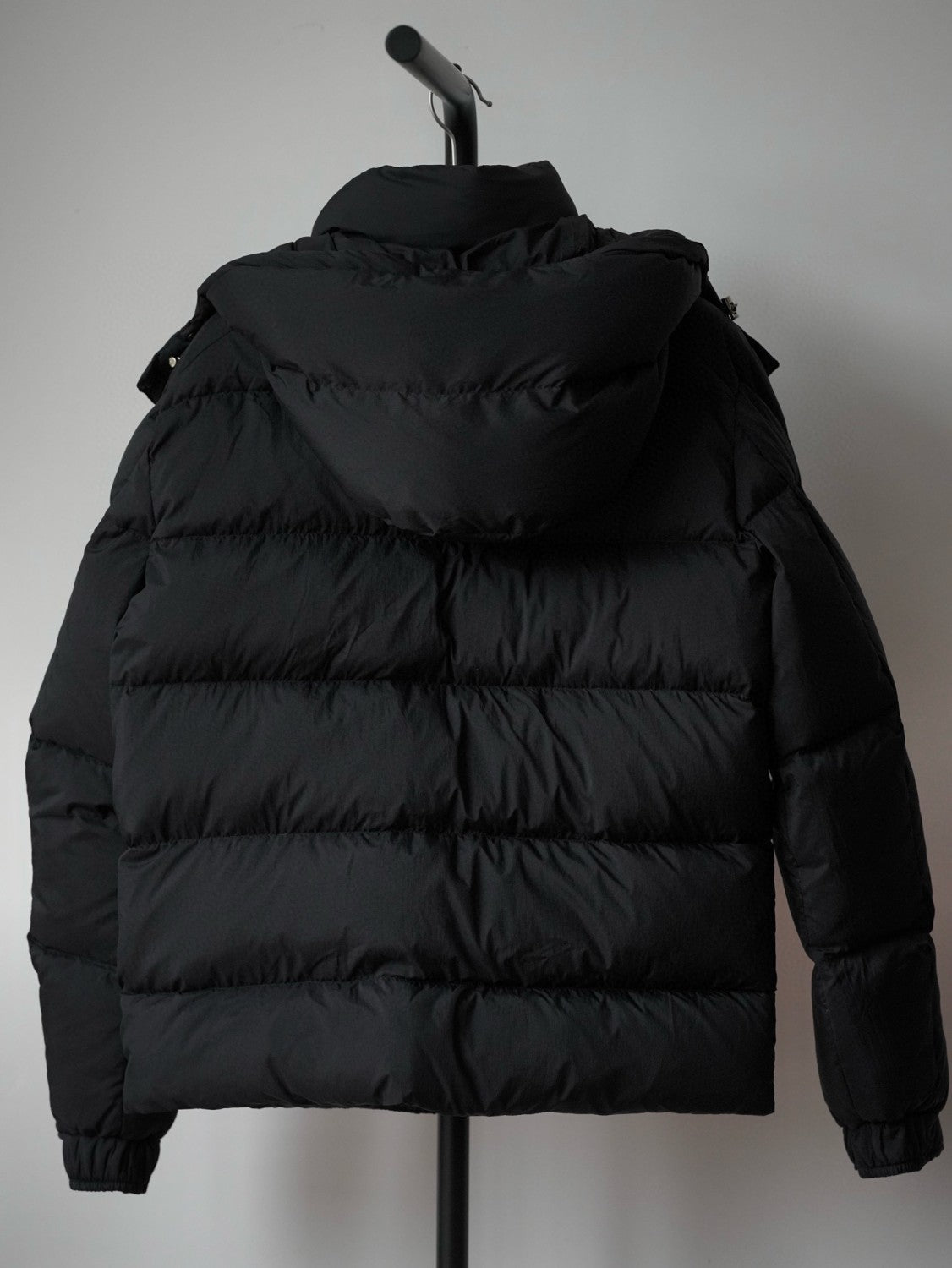 Moncler Men's Winter Solid Color Hooded Zipper Long Sleeve Puffer Down Jacket #74216