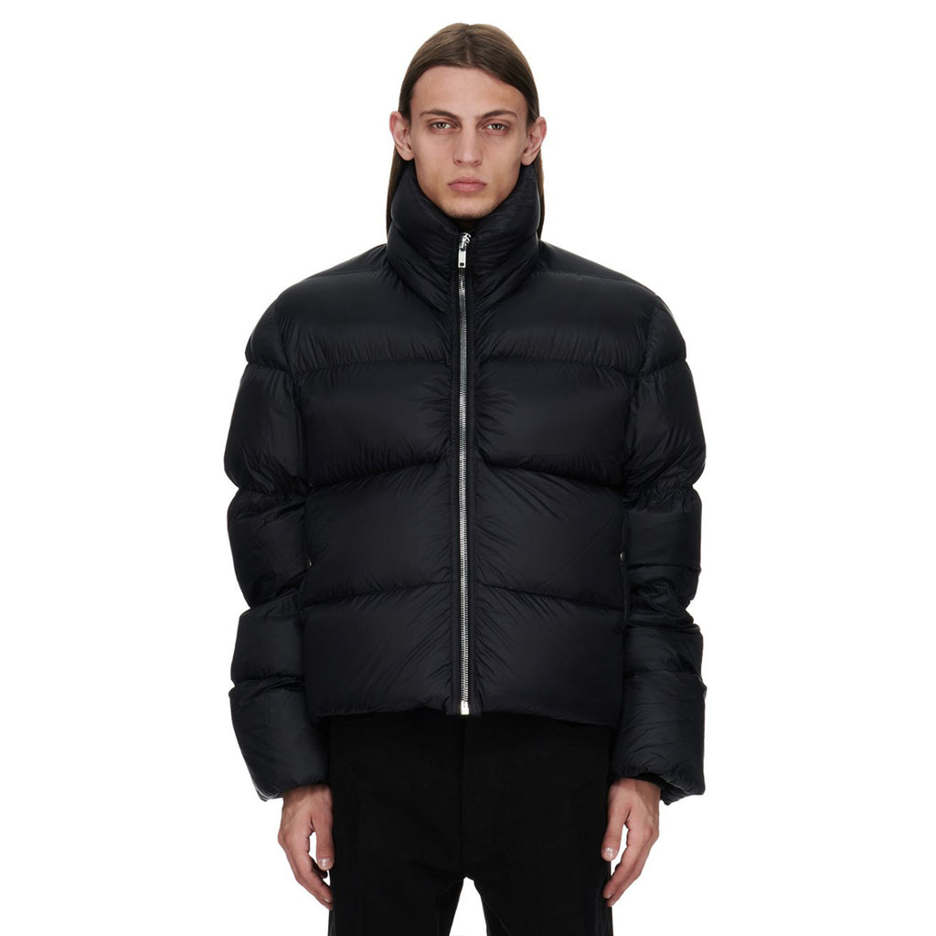 Rick Owens Men's Autumn And Winter Dark Style Collar Zip Down Jacket Warm High Street Fashion Casual Versatile Down Coat  Ngvp #9791