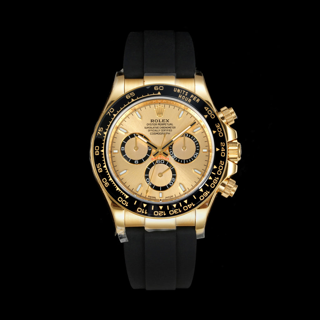Rolex Men's Classic Solid Color Strap Round Dial Classic Fashion Automatic Mechanical Watch #78121