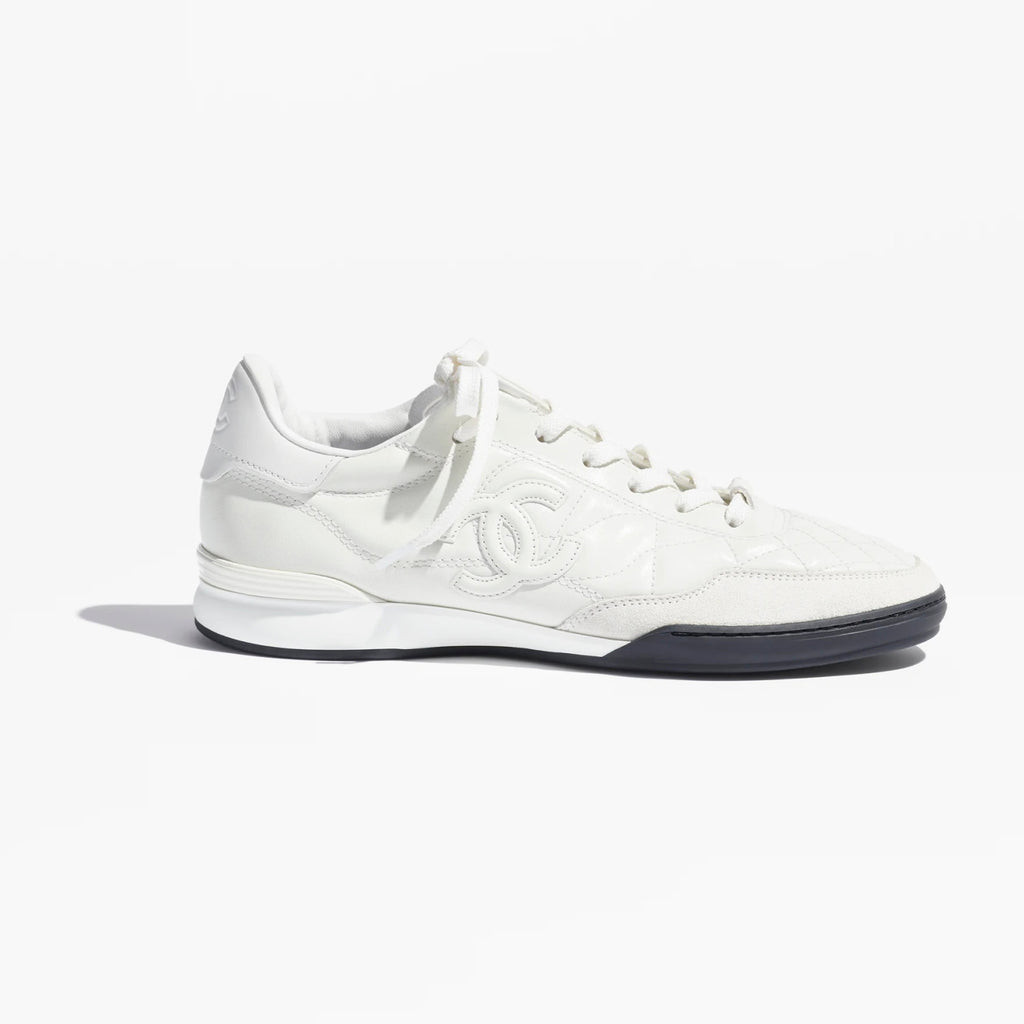 Chanel Men's And Women's Spring/Fall Fashion Casual Round Toe Lace Up Leather Suede Golf Shoes Casual Shoes #78779