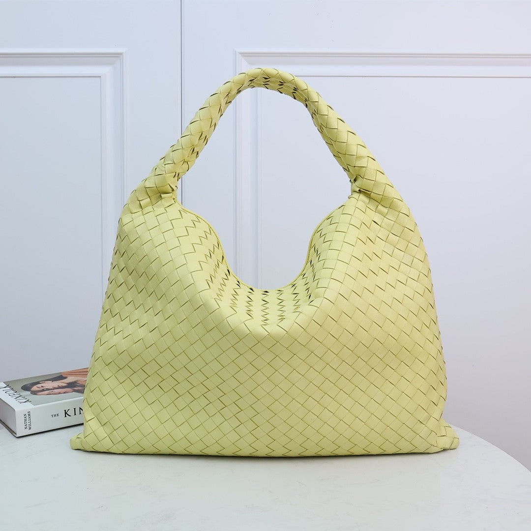 Bottega Veneta Hop Large Multicolor Collection Intrecciato Woven Shoulder Bag Suede Glossy Leather 100% Genuine Leather Fashion Temperament Bags 763970V3IV12190 #81129