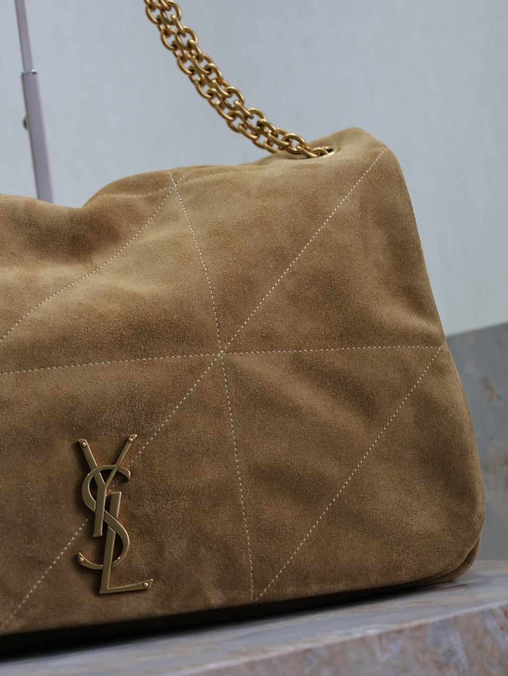 Saint Laurent Jamie 4.3 Women's Solid Color Logo Chain Suede Handbag Shoulder Bag Crossbody Bag Bags #78112
