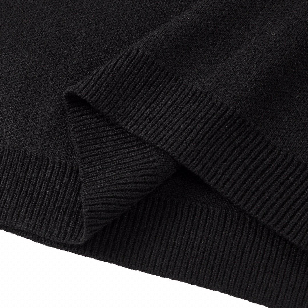 Balenciaga Men's And Women's Spring And Autumn Solid Color Round Neck Long Sleeve Loose Fit Knitted Sweater Pullover #72499