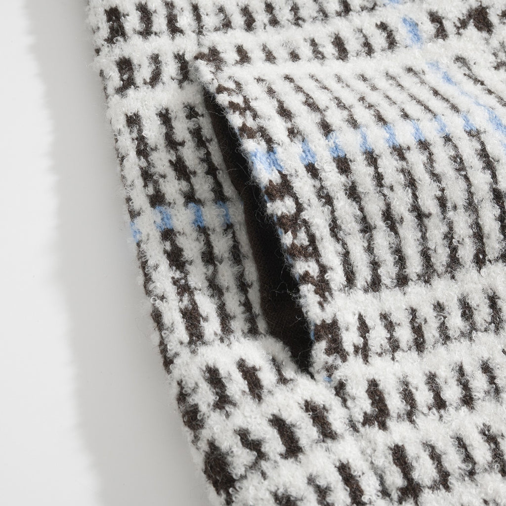 Louis Vuitton Textured Plaid Cardigan 1AJBSP #335295