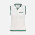 Dior Women's Fall/Winter Vibe Knit Vest Silk Blend Knit Color Blocking Fashion Retro Elegant Exquisite Top #81637