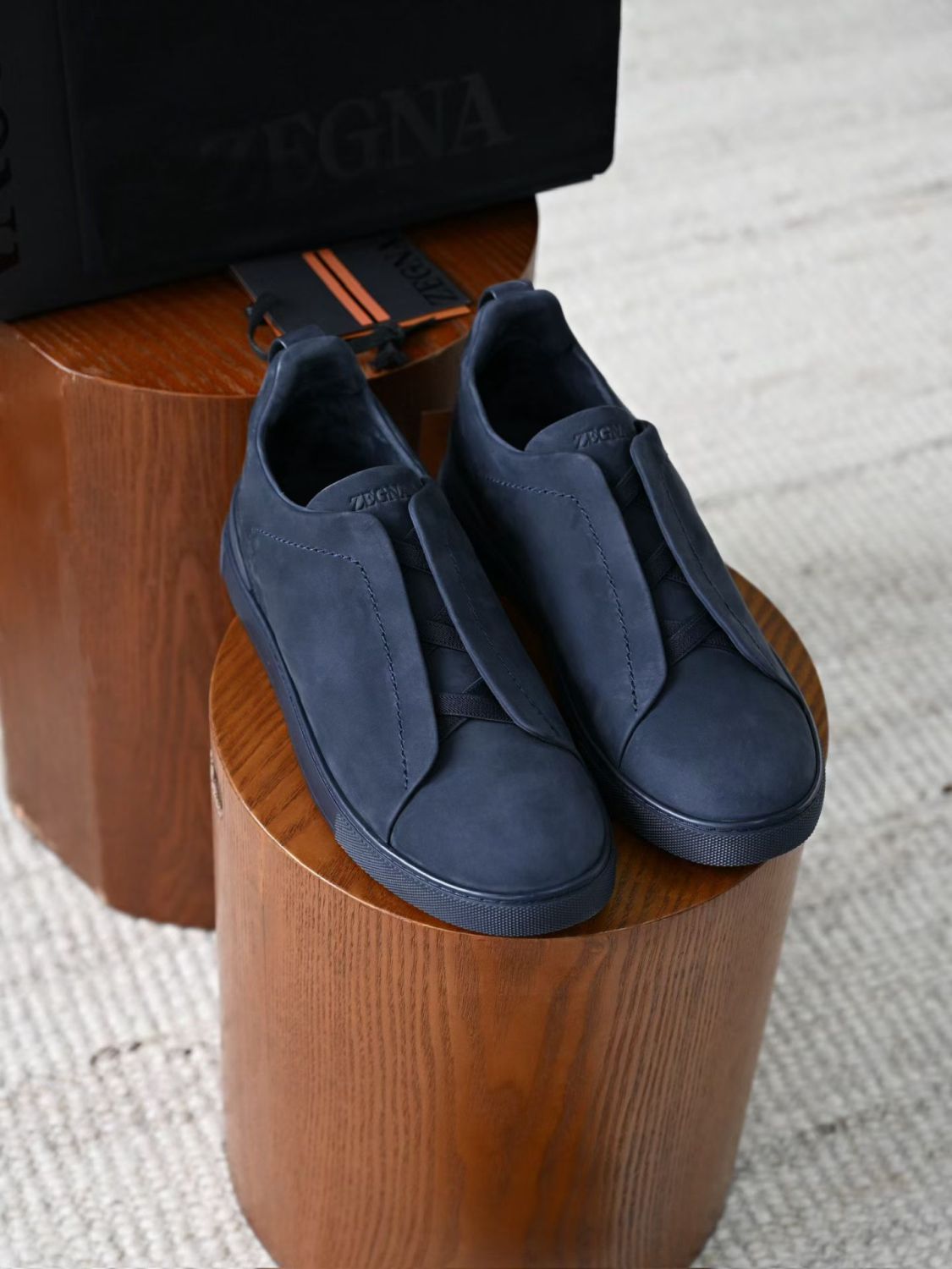 Zegna Triple Stitch SECONDSKIN Sneakers #384728