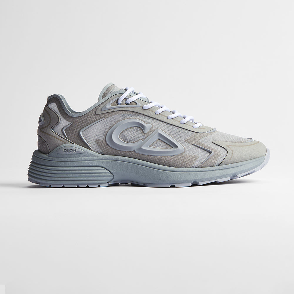 DIOR B30 Countdown Tech Sneaker Semi-Transparent N3O Nylon Technical Fabric and Rubber #381134