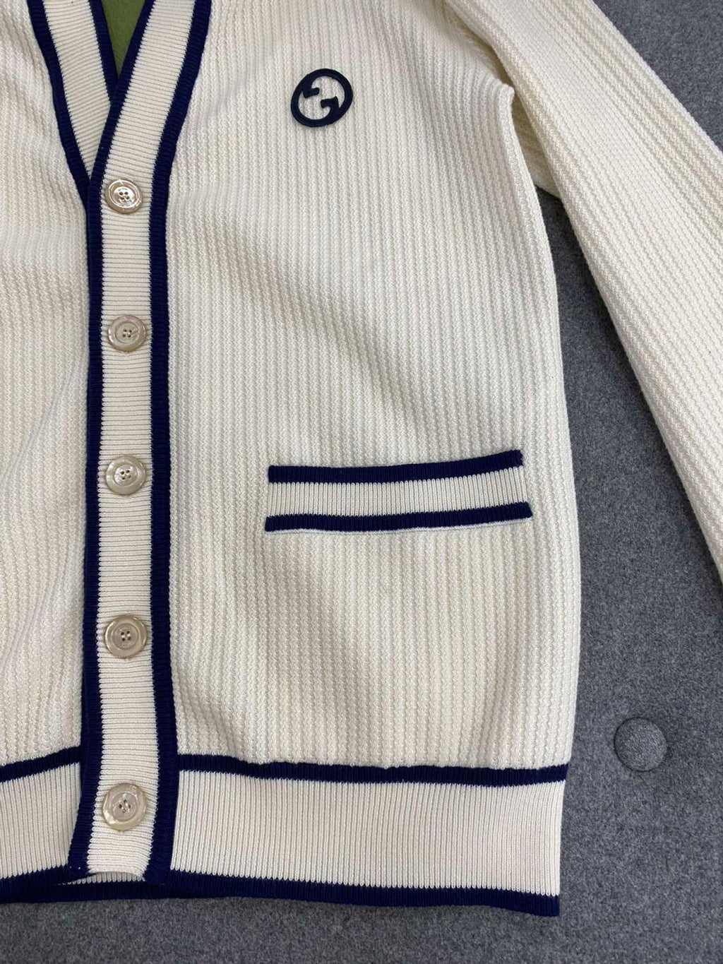 Gucci Patchwork Wool and Cotton-blend Cardigan #213410
