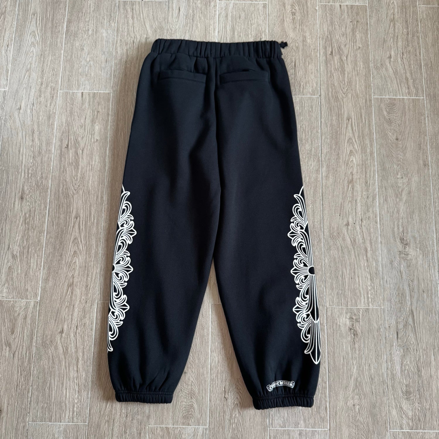 Chrome Hearts Side Floral Leg Pattern Hooded Sweatshirt Pants #375724