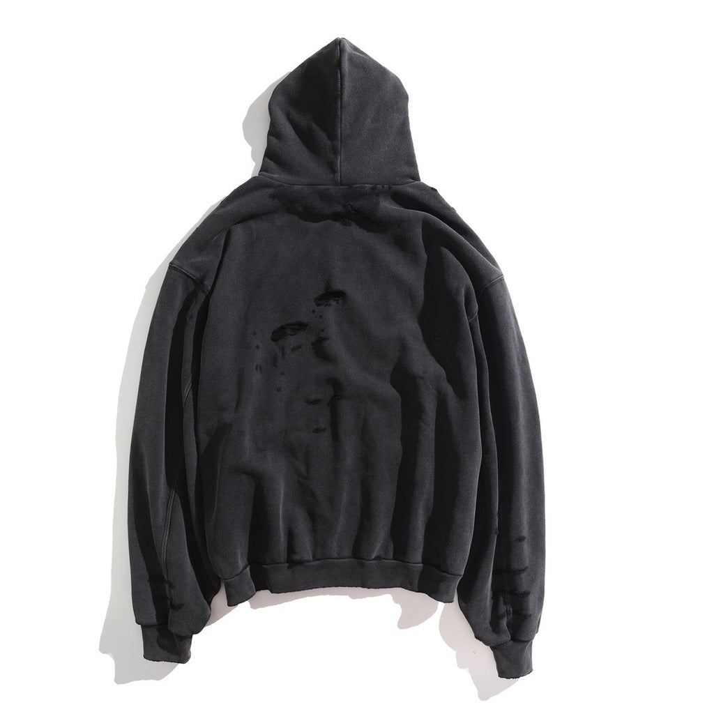 Balenciaga Men's And Women's Spring/Fall Fashion Casual Solid Color Letter Print Hooded Zipper and Hooded Pullover Long Sleeve Sweatshirt Jacket #78935