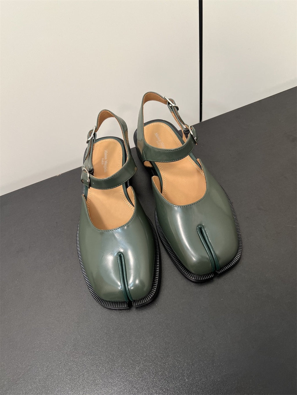 Maison Margiela Tabi Sandals in Black #333695