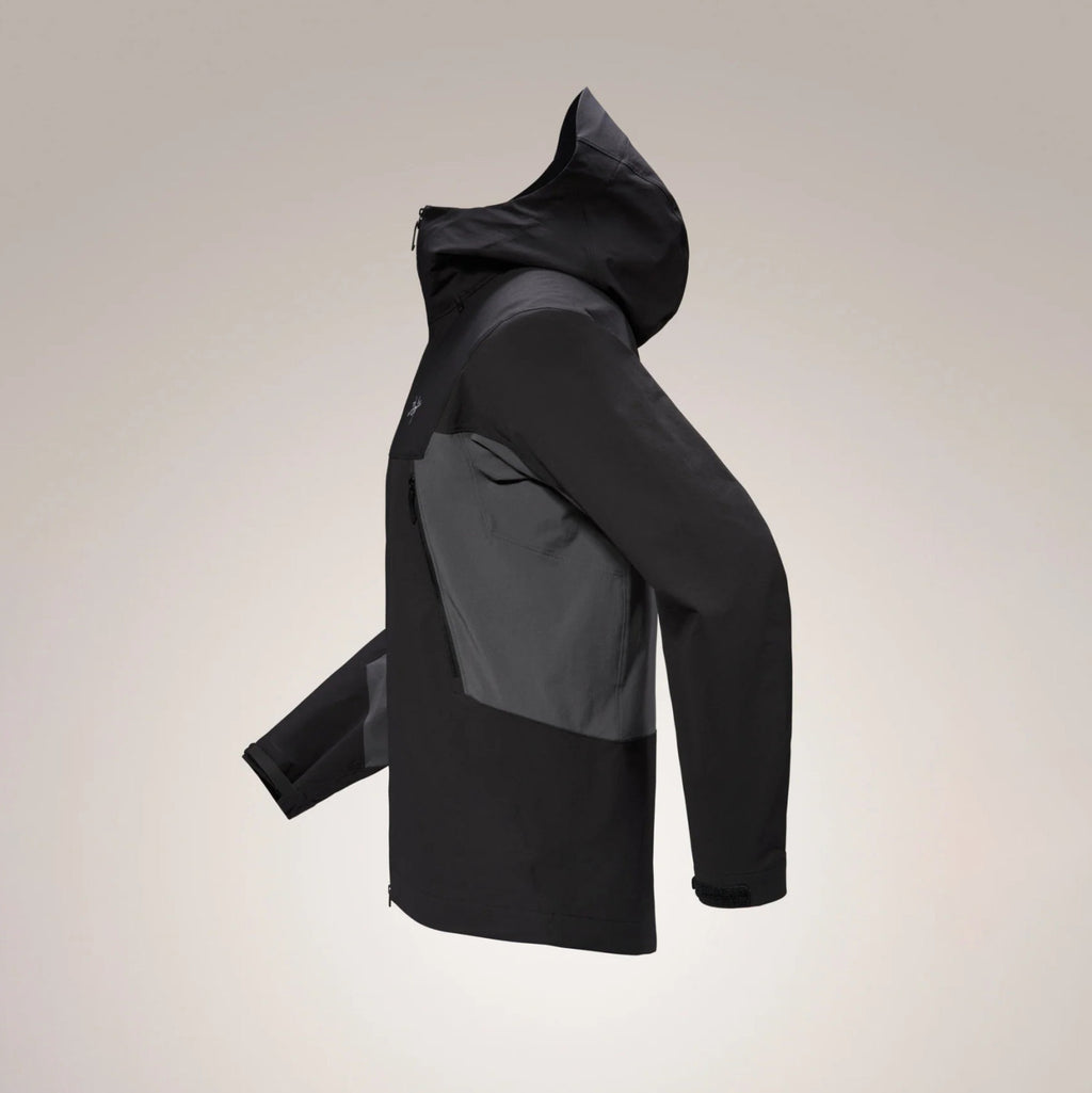 Arcteryx Serratus Hoody Men's Autumn/winter Fashion Casual Solid Color Logo Embroidery Soft Shell Fabric Hooded Zipper Jacket #78322