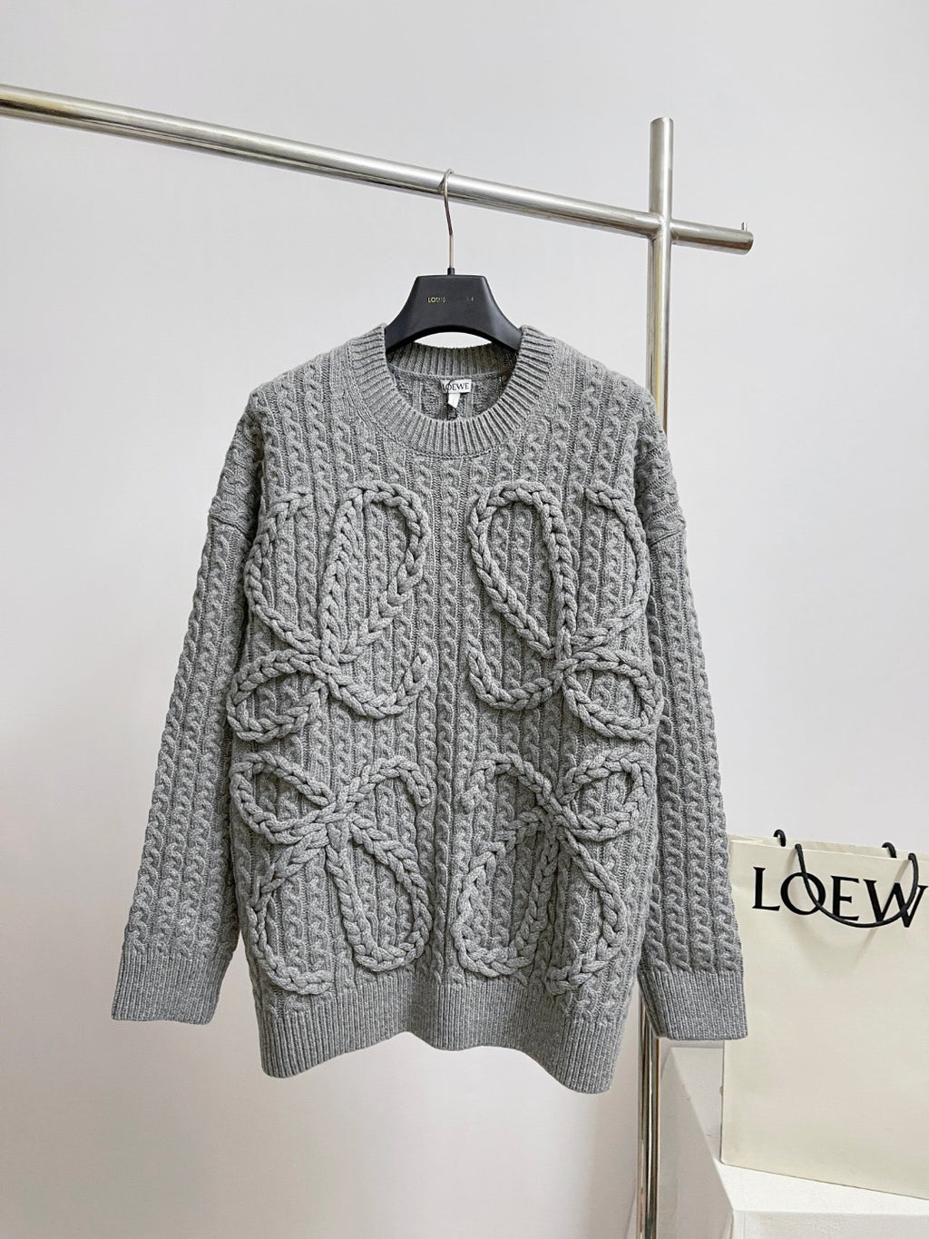 Loewe Knitted Wool Sweater #333908