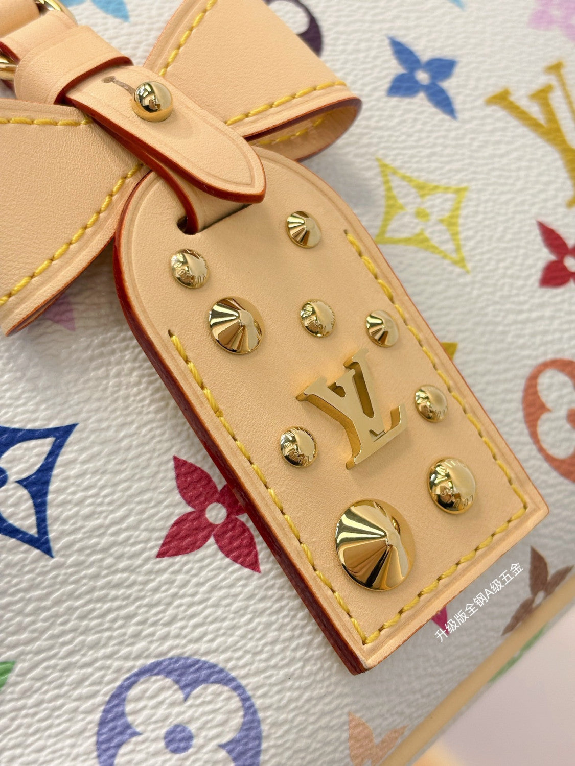 Louis Vuitton Women's Single-Shoulder Handbag Lineup Takashi Murakami White Sancai 2026 New Monogram Leather Bag Elegant Casual Handbag M27582 #82658A