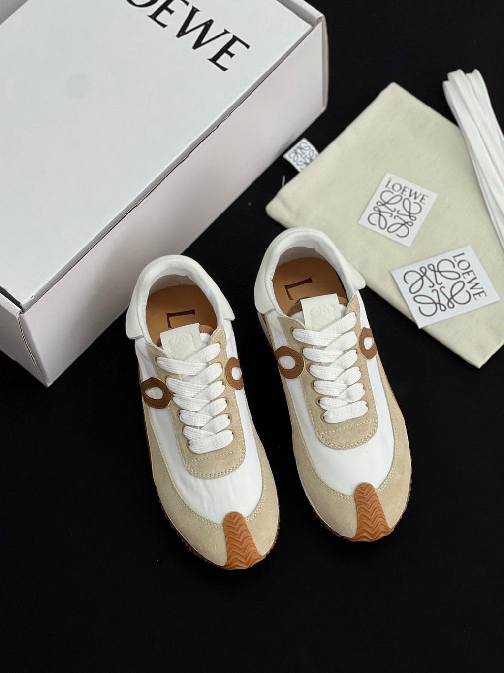 LOEWE Flow Runner 2.0 in Nylon and Suede #385055
