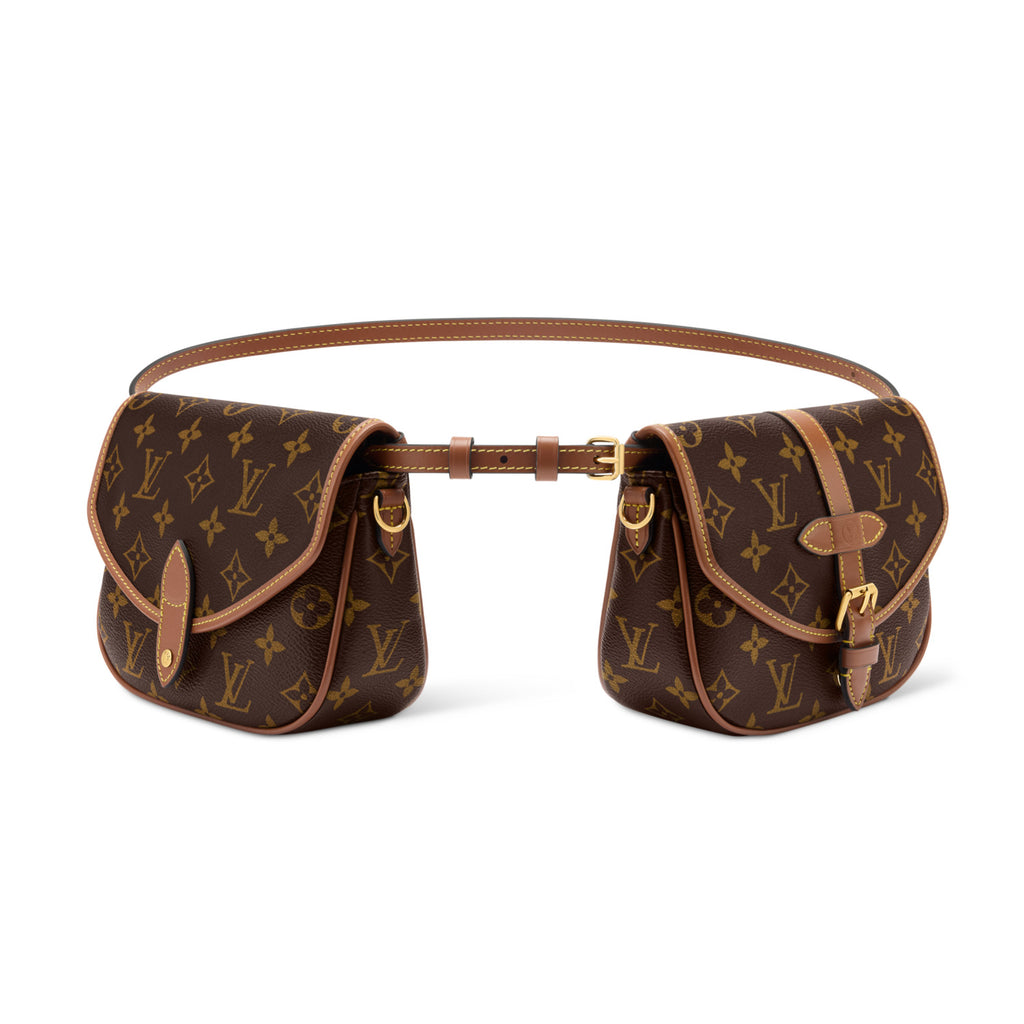 Louis Vuitton DUO BB Women's Fashion Classic Print Adjustable Strap Metal Hardware Single Compartment Crossbody Waist Bag Bags M26592 #78639