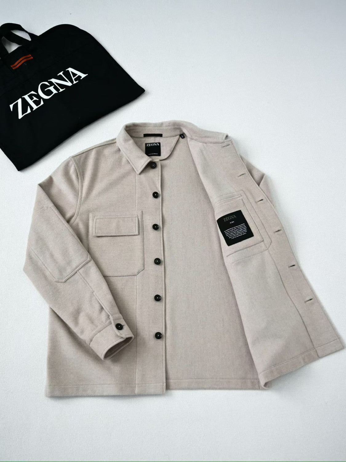 Zegna Oasi Cashmere Alba Overshirt #334676