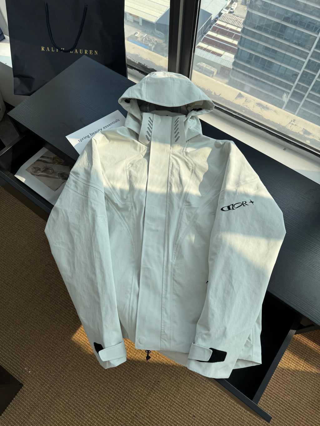 Dior Colorblock Lettering Logo Ski Jacket Pants Suit #333839