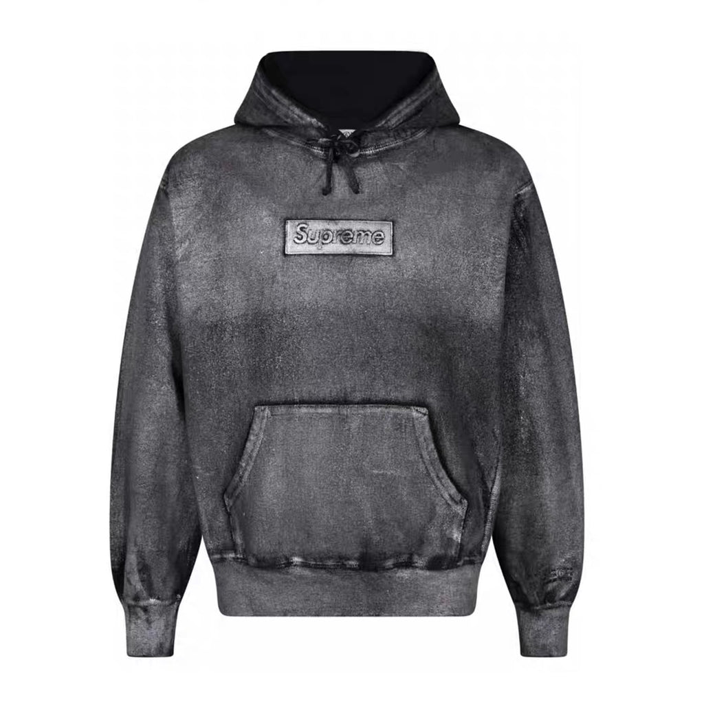 Supreme x MM6 Maison Margiela Men's And Women's Spring And Fall Paint Do Old Gradient Logo Hoodie Hooded Sweatshirt Casual Loose High Street Trend Tops  #71347