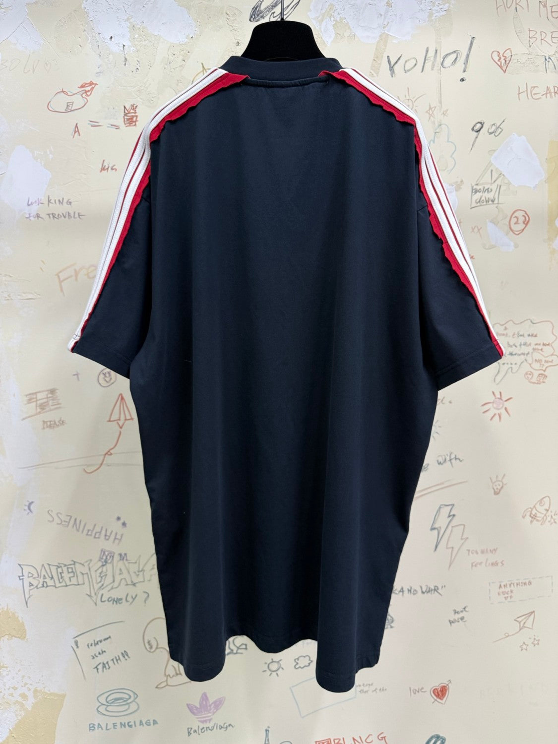 Balenciaga UNITY SPORTS ICON Men's Summer Solid Color Crew Neck Cotton Short Sleeve Silhouette T-Shirt #77742