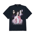 Balenciaga Men's And Women's Summer Female Star Pattern Printing Solid Color Round Neck Cotton Short Sleeve T-shirt #75924