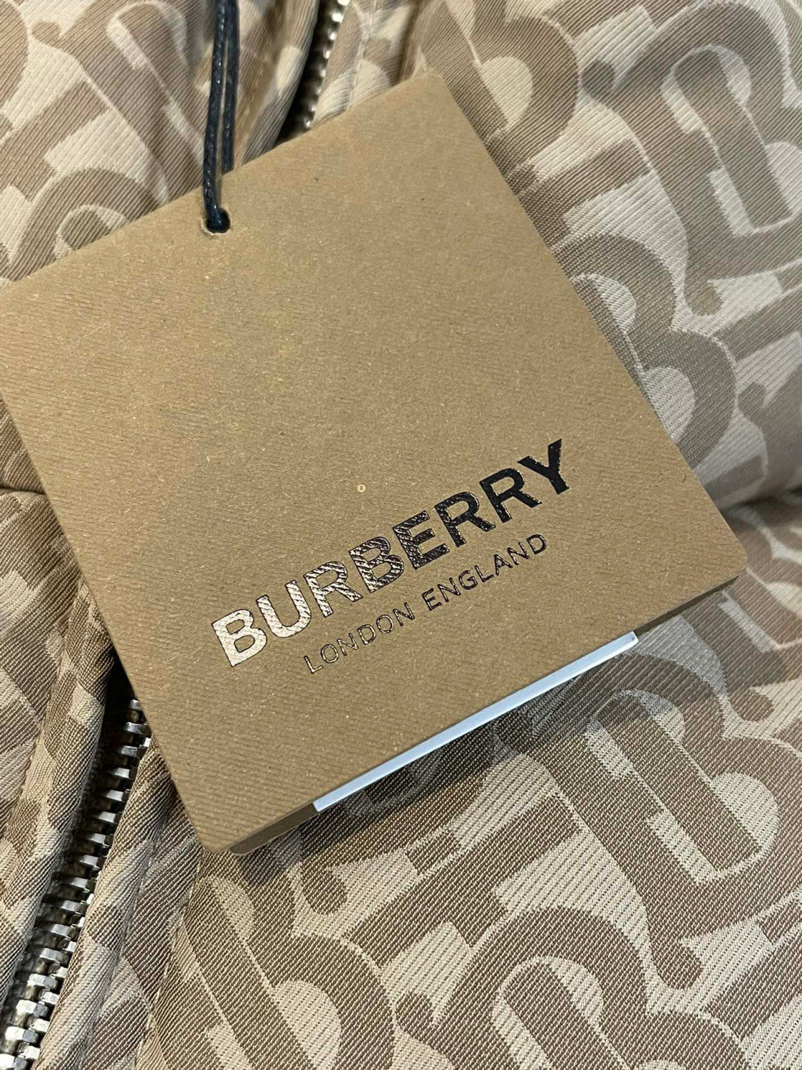 Burberry Full Printed Old Flower Puffer Down Jacket #96543