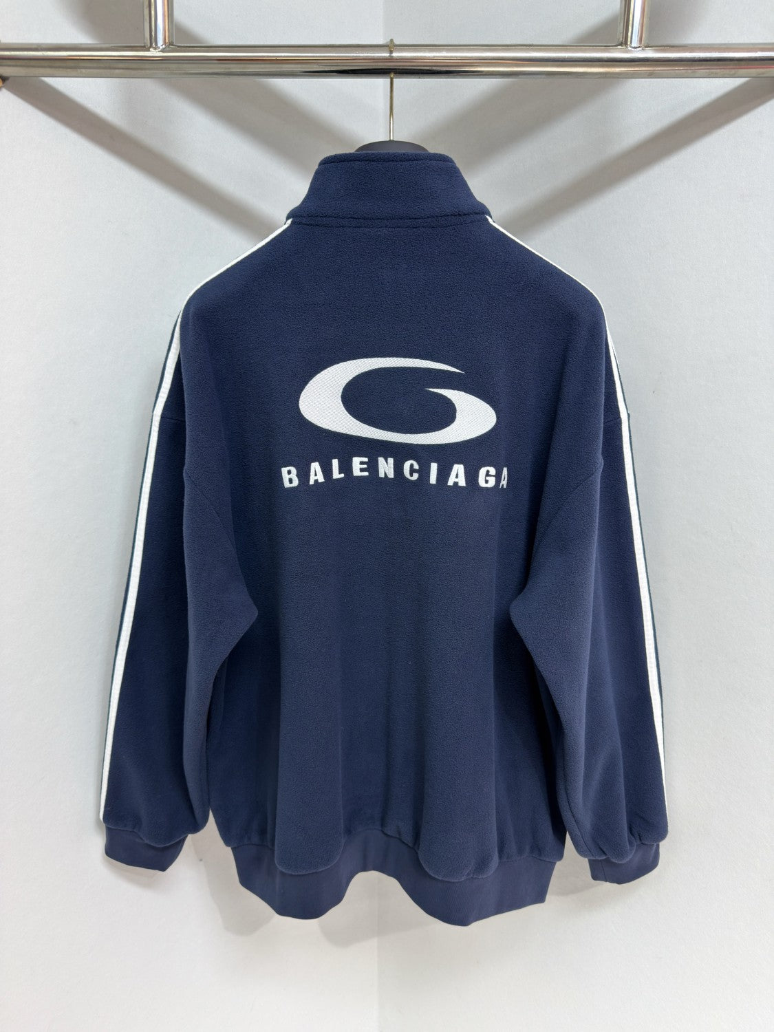 Balenciaga LOOP SPORTS ICON   Men's Spring/Fall Casual Fashion Stand Collar Zipper Long Sleeve Jacket #78584