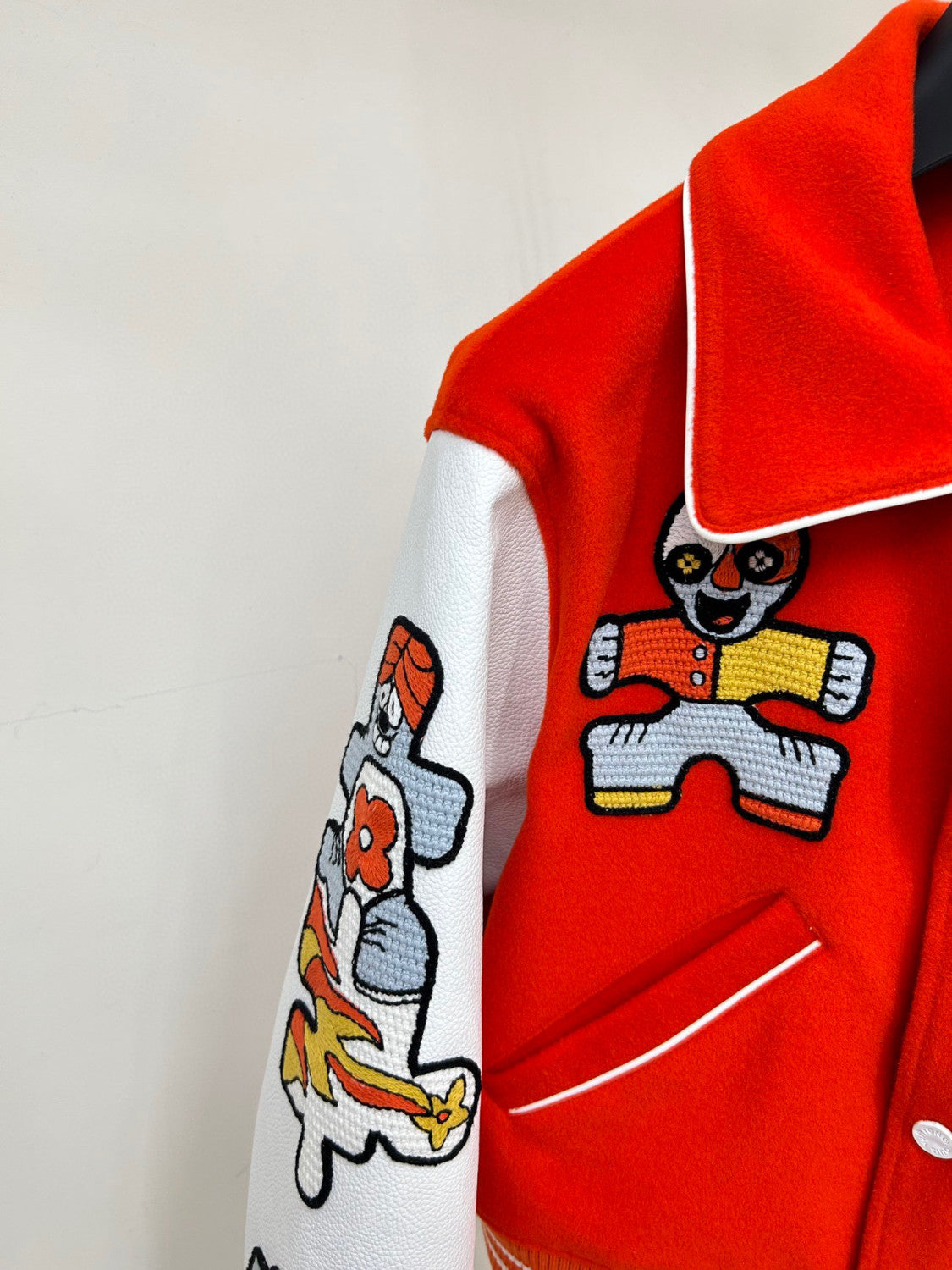 Louis Vuitton Mini Varsity Blouson Colour Blocked Baseball Jacket #96269