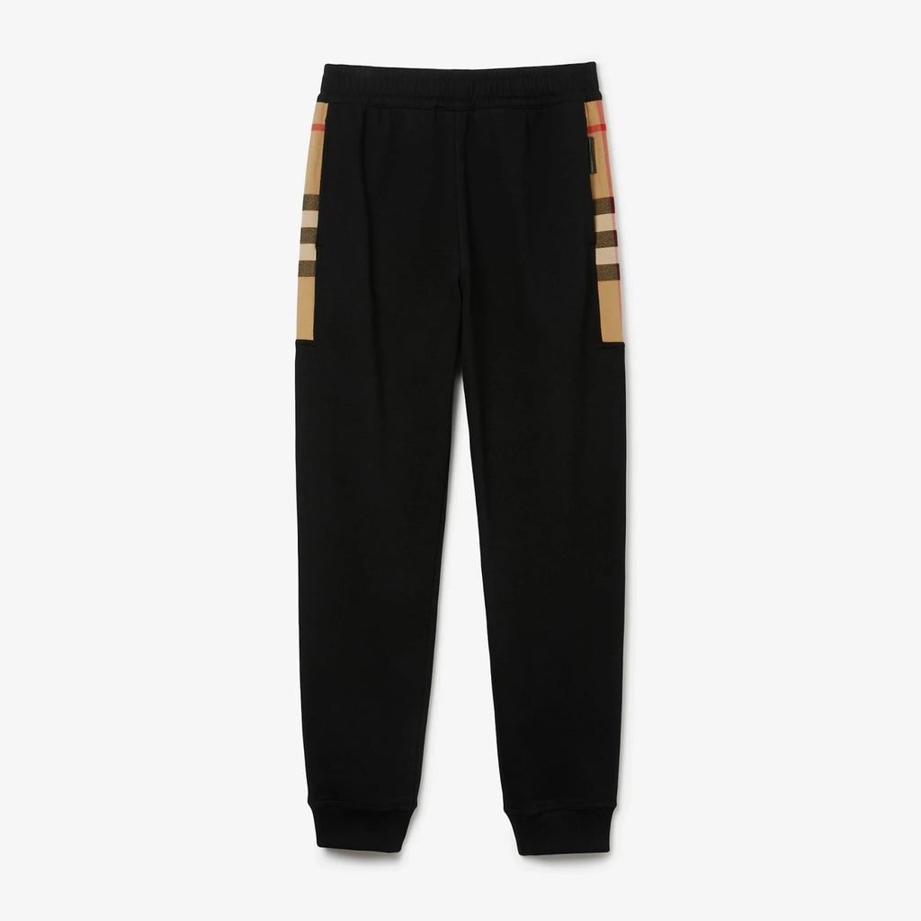 Burberry Men's Spring & Fall Side Check Crop Cotton Drawstring Knit Sweatpants Pants #72529